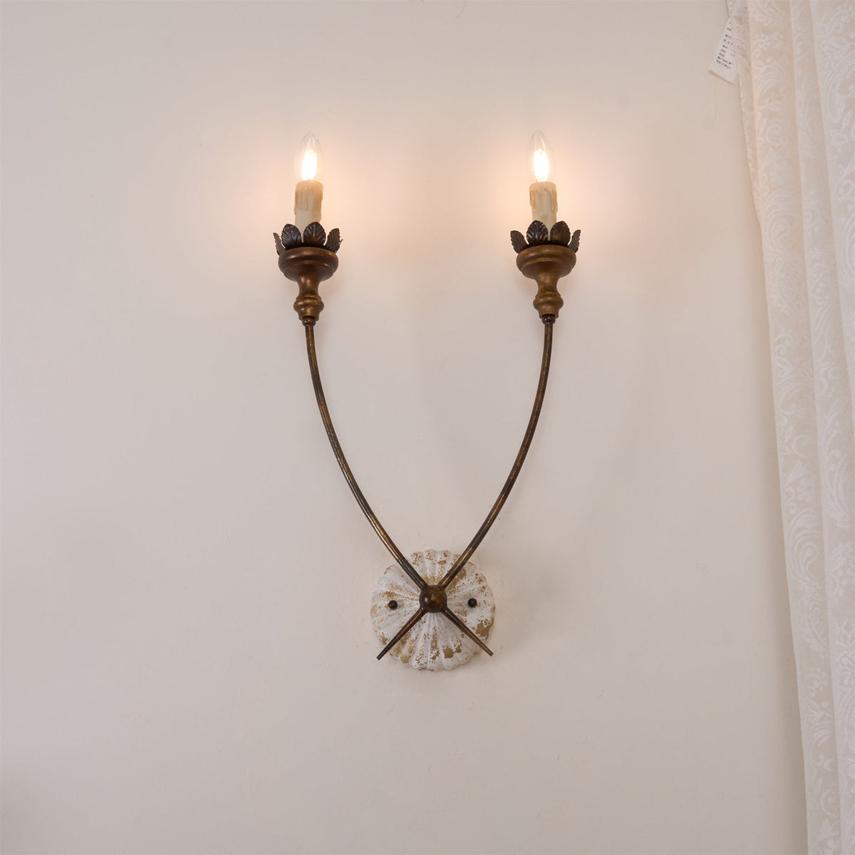 Rinirise aplique de pared de madera