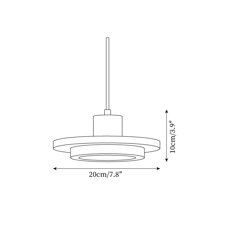 Valen lámpara colgante de travertino LED