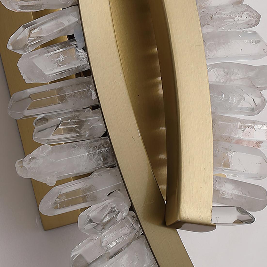 Celo aplique de pared Premium nórdico de arte en cristal