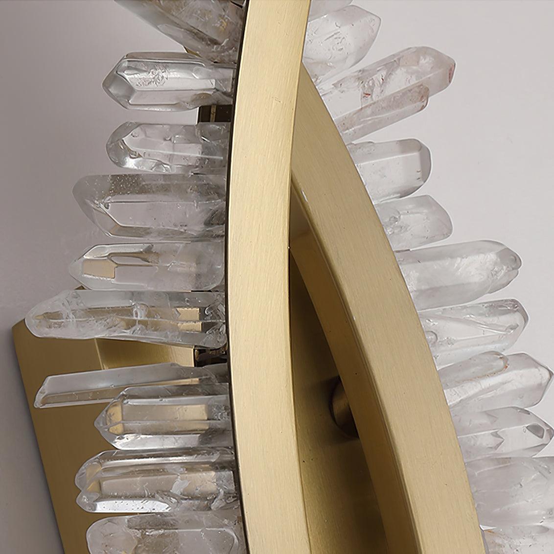 Celo aplique de pared Premium nórdico de arte en cristal
