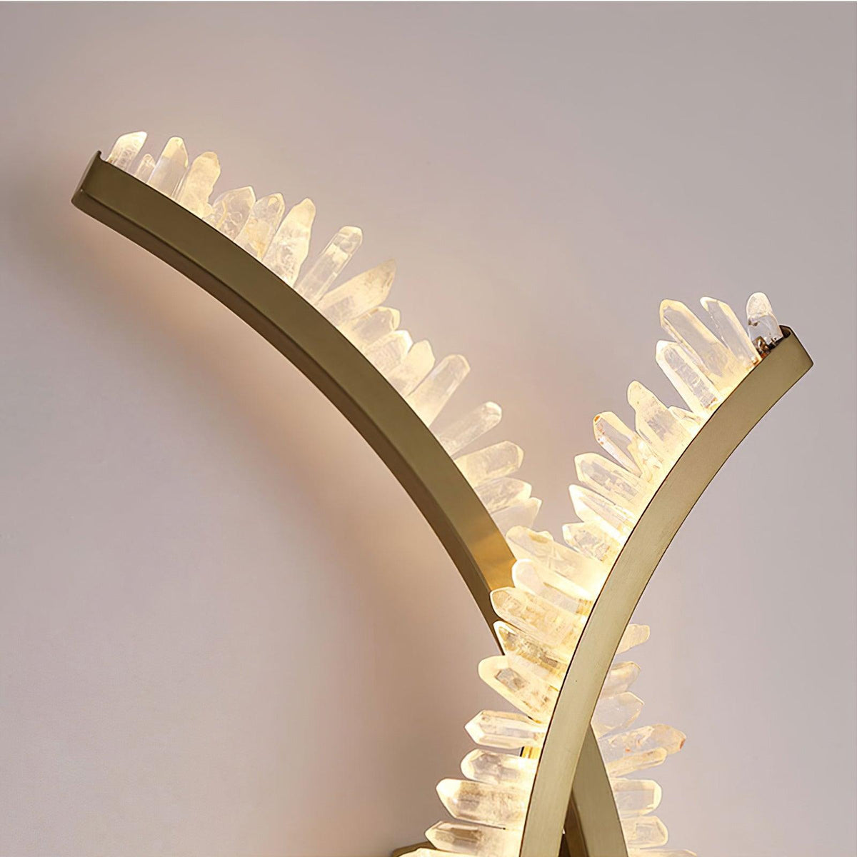 Celo aplique de pared Premium nórdico de arte en cristal