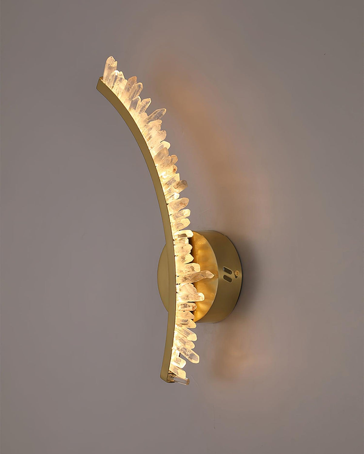Celo aplique de pared Premium nórdico de arte en cristal