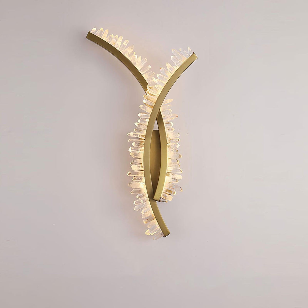 Celo aplique de pared Premium nórdico de arte en cristal