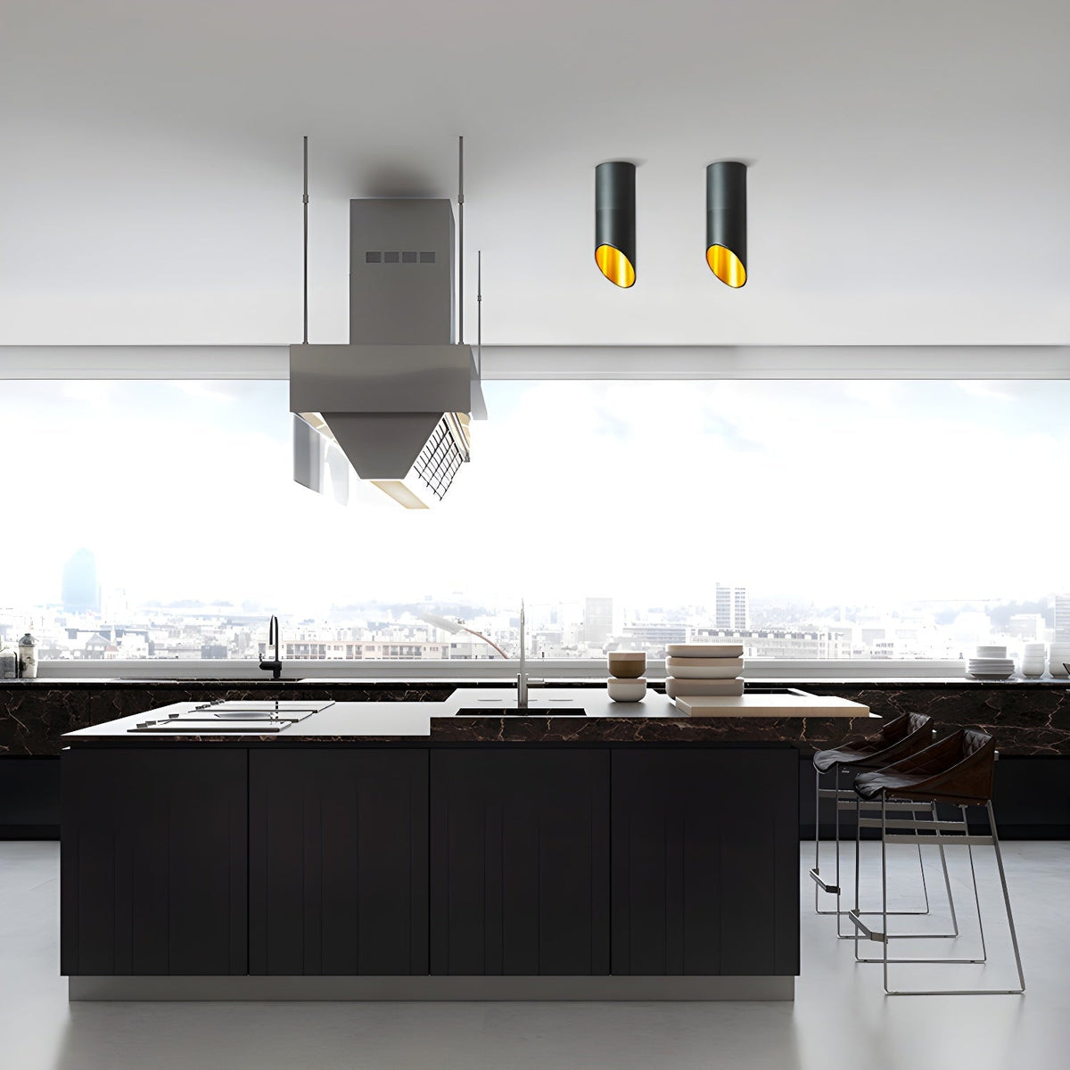 Mirinel lámpara de techo moderna minimalista tubular