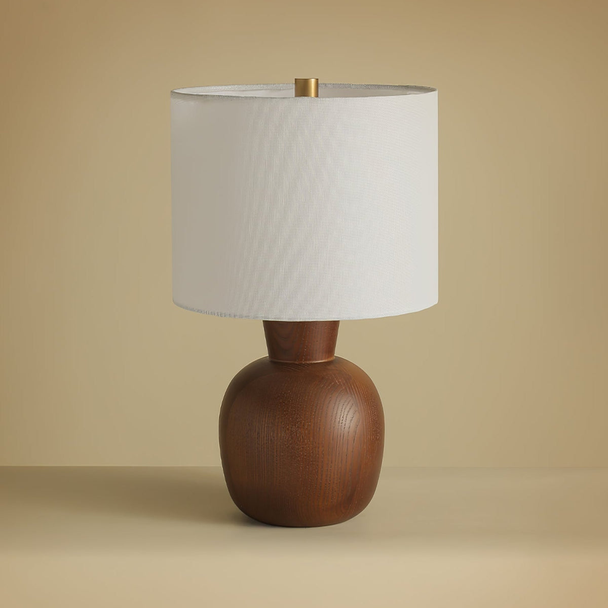 Joan lámpara de mesa minimalista de madera