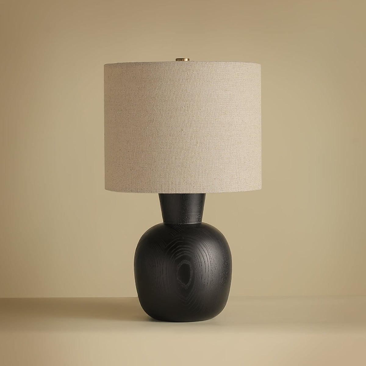 Joan lámpara de mesa minimalista de madera
