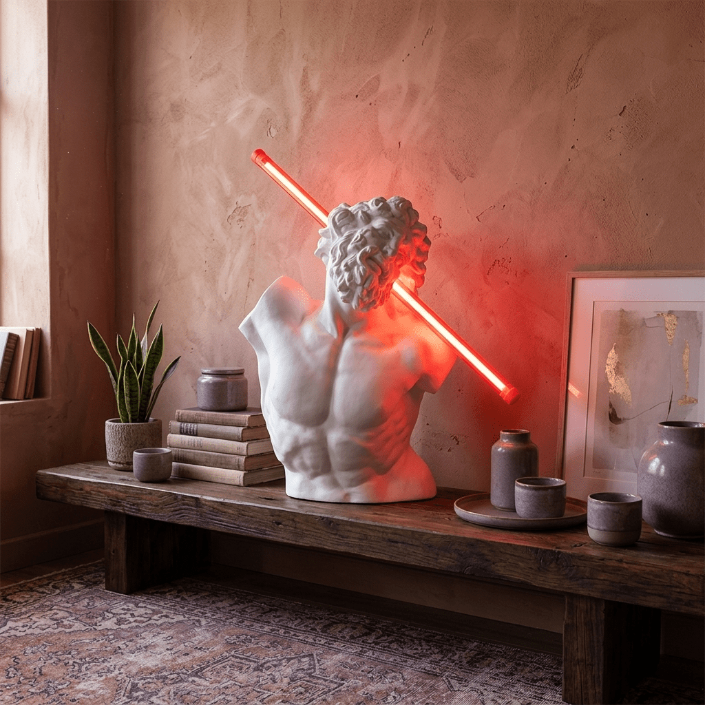 Cassius lámpara de mesa escultura