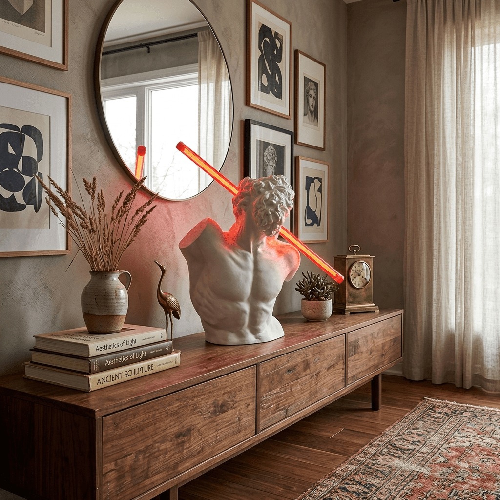 Cassius lámpara de mesa escultura