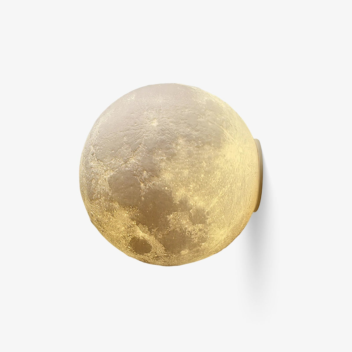Brivel aplique de pared nórdico Art Moon 3D plástico