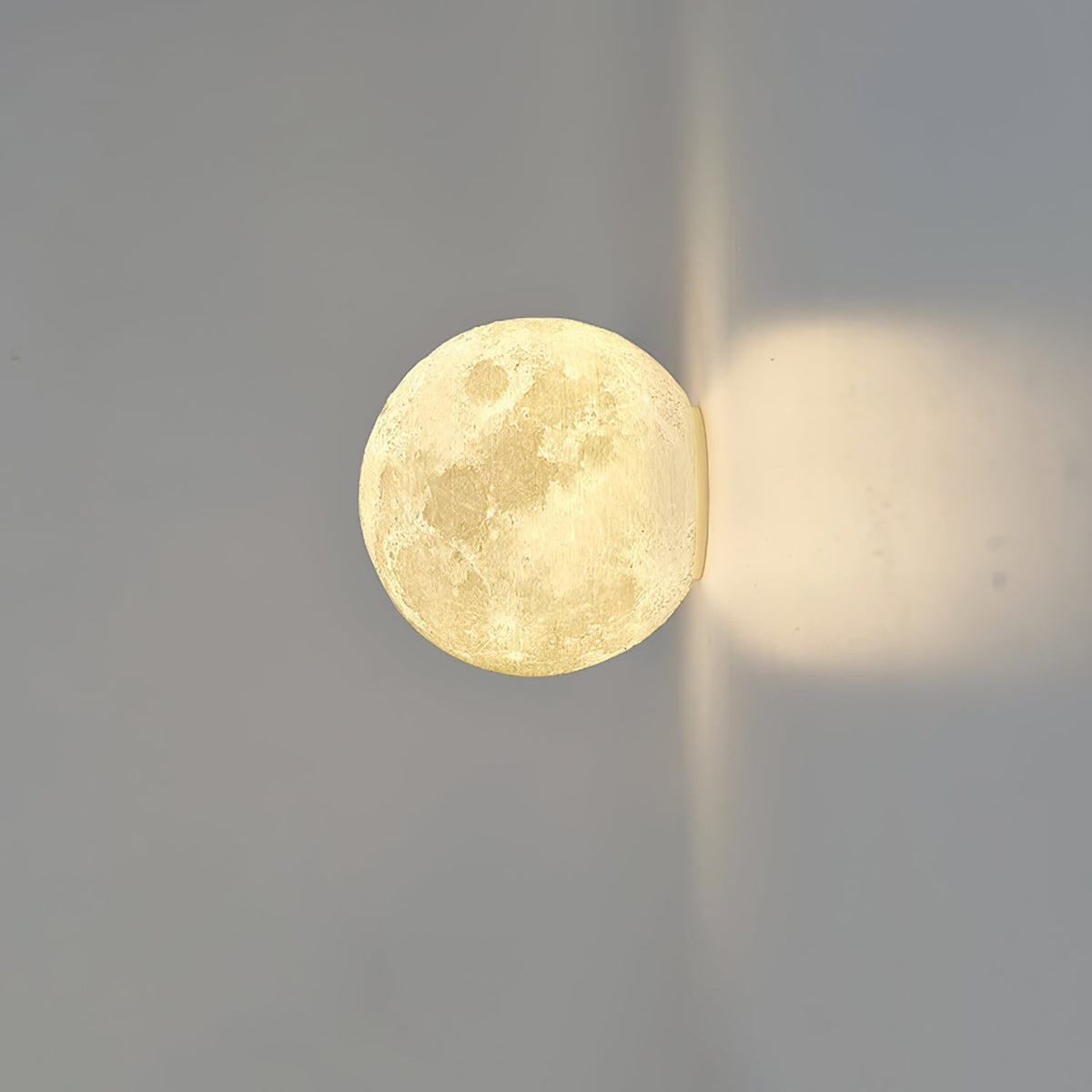 Brivel aplique de pared nórdico Art Moon 3D plástico