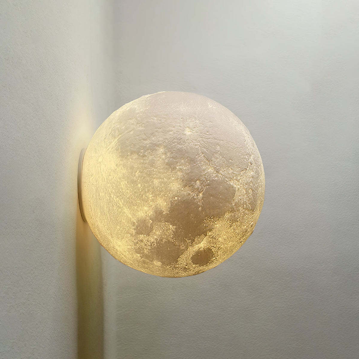 Brivel aplique de pared nórdico Art Moon 3D plástico