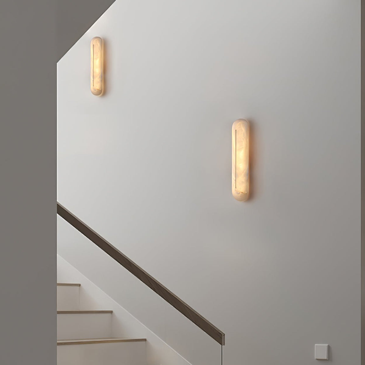 Armaryra aplique de pared Oblong alabastro