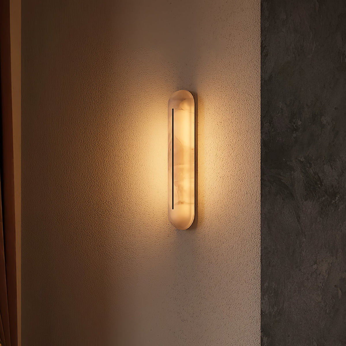 Armaryra aplique de pared Oblong alabastro