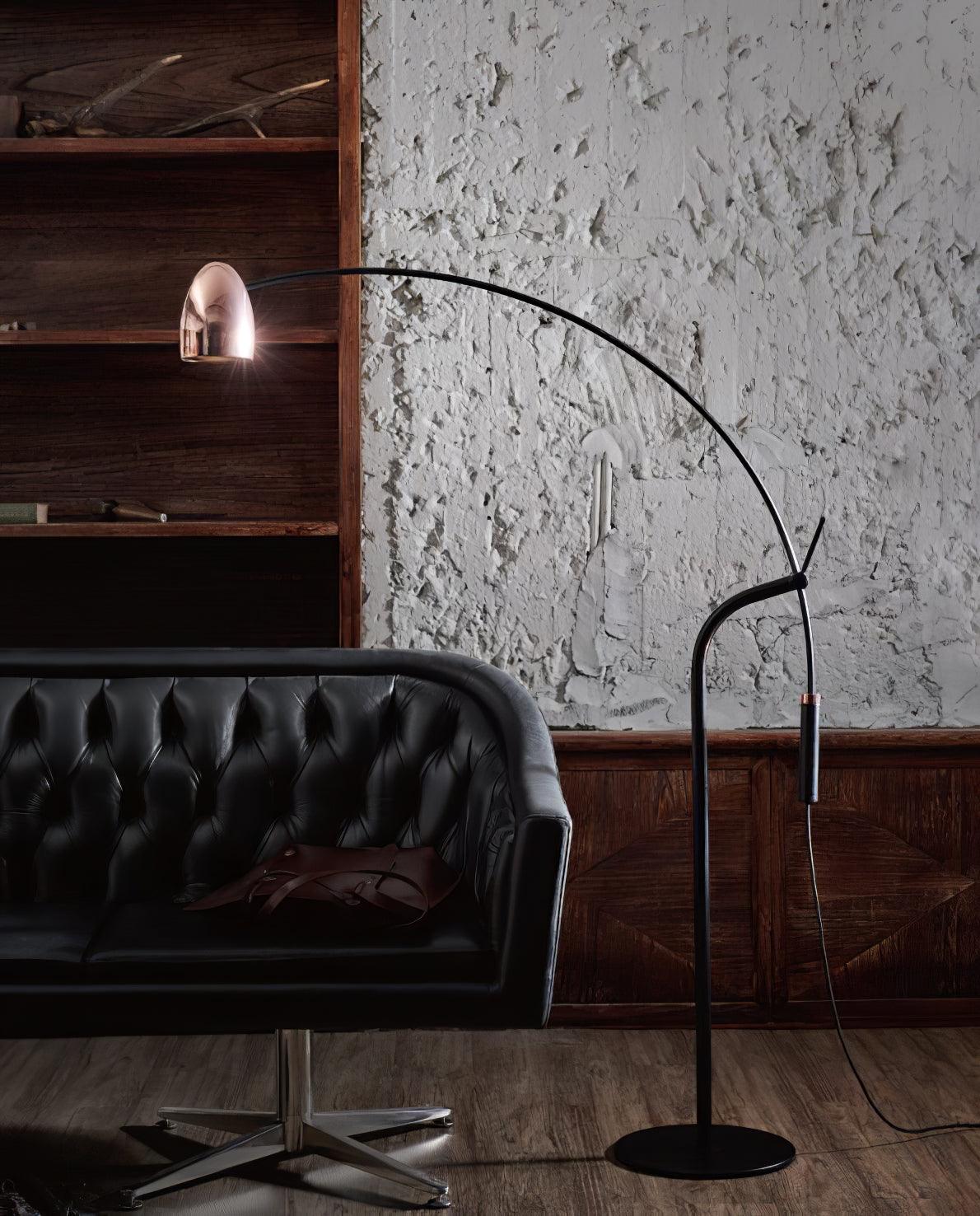 Lámpara de pie moderna Arc LED