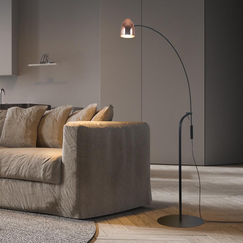 Lámpara de pie moderna Arc LED
