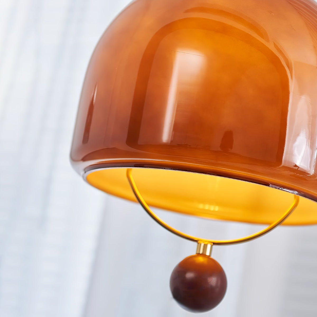 Elveise lámpara colgante minimalista de madera