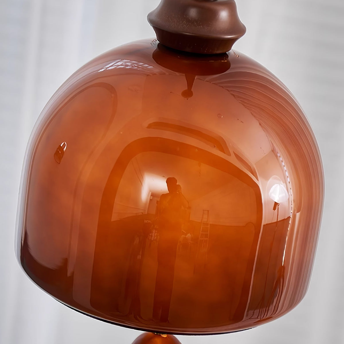 Elveise lámpara colgante minimalista de madera