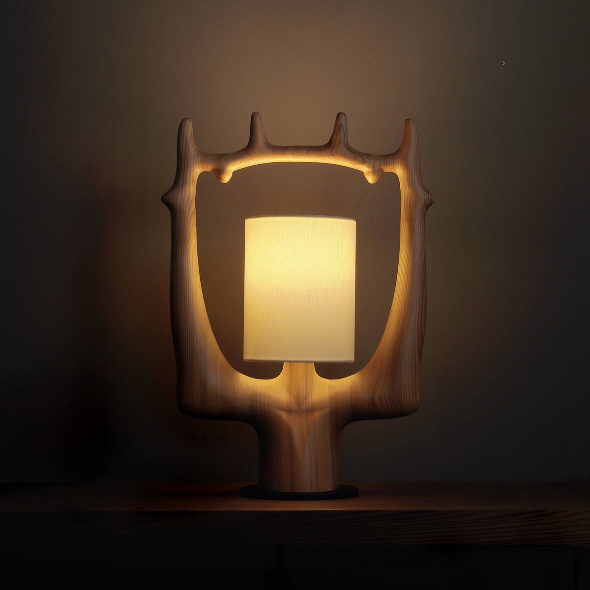 Roise lámpara de mesa Nature de madera