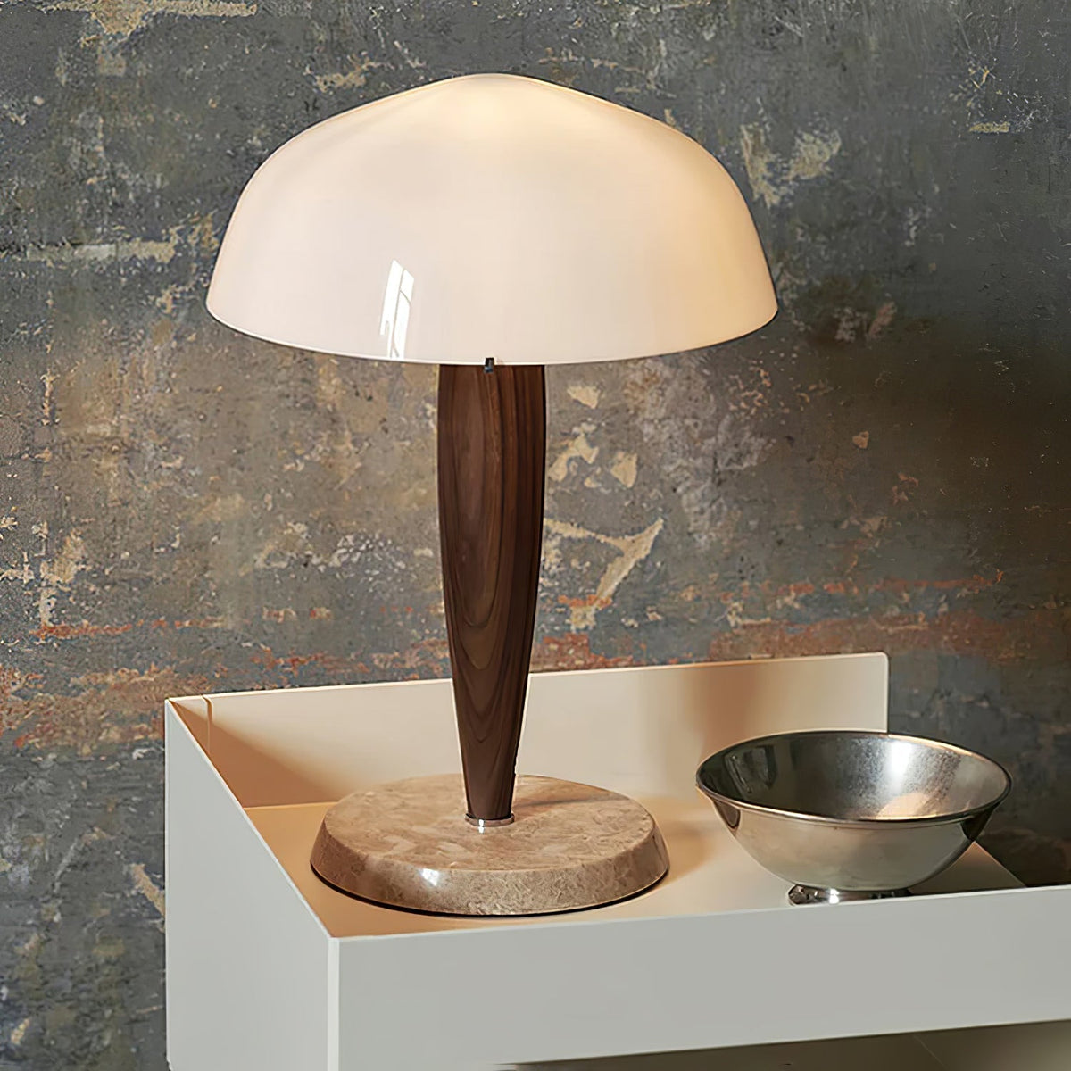 Emerson lámpara de mesa de madera