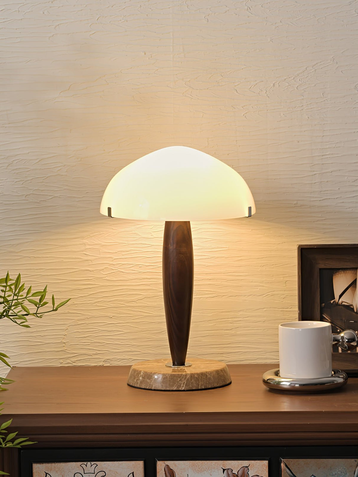 Emerson lámpara de mesa de madera