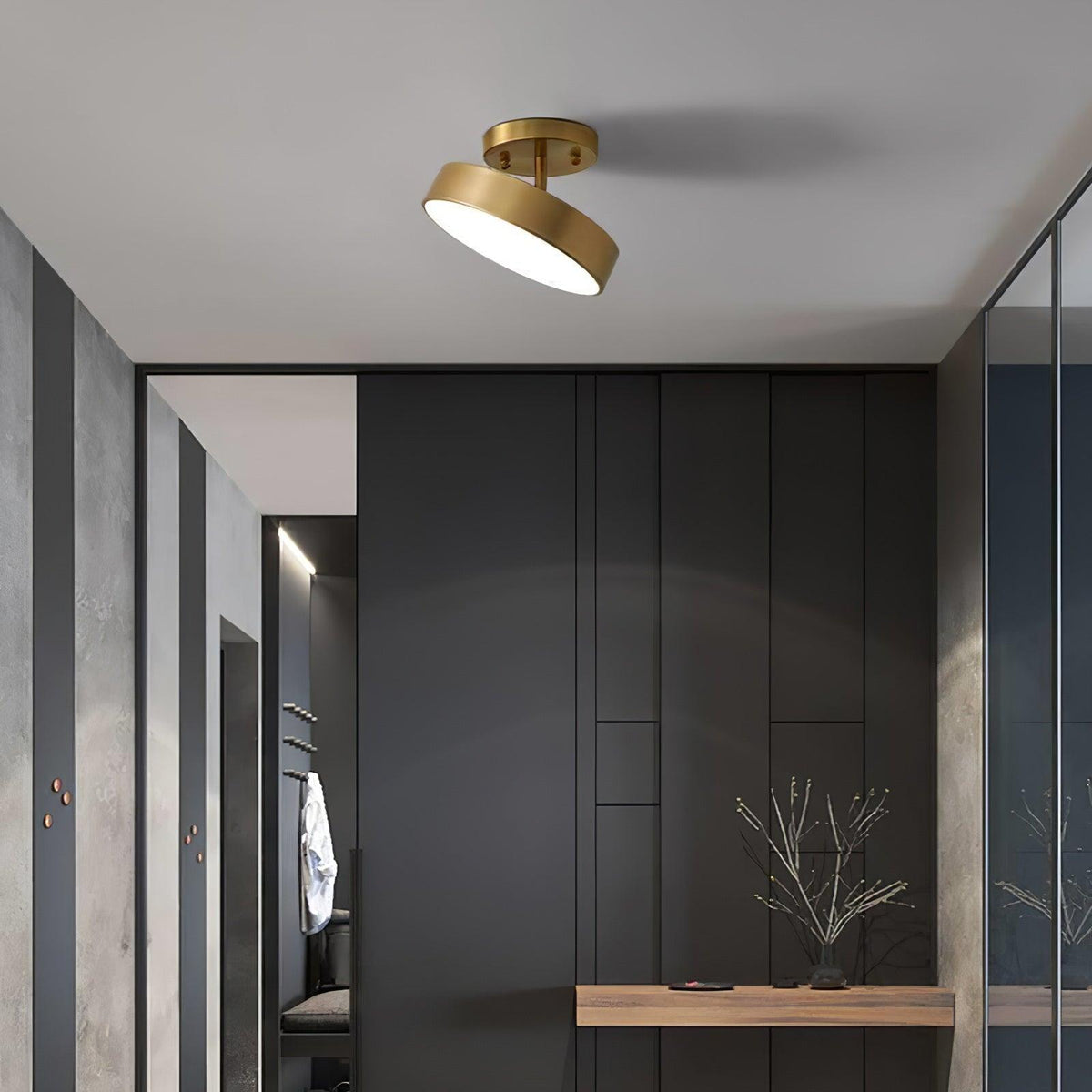 Eilora lámpara de techo moderna minimalista giratoria
