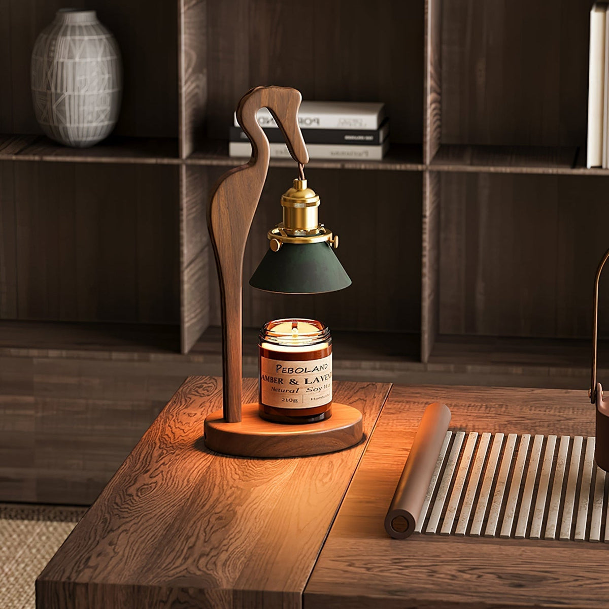 Cyn lámpara de mesa artística de madera