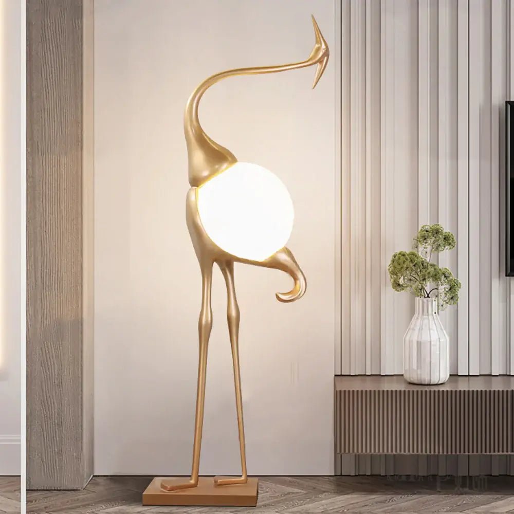 Uraearae aplique de pared con forma de grulla
