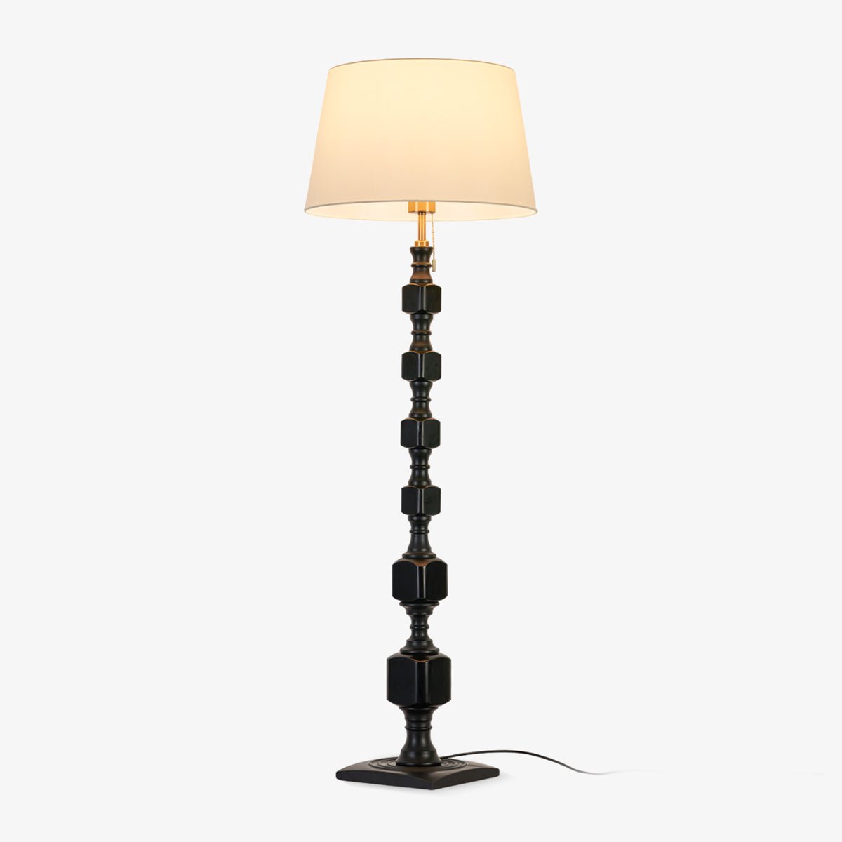 Sylarelle lámpara de pie Hexas de madera