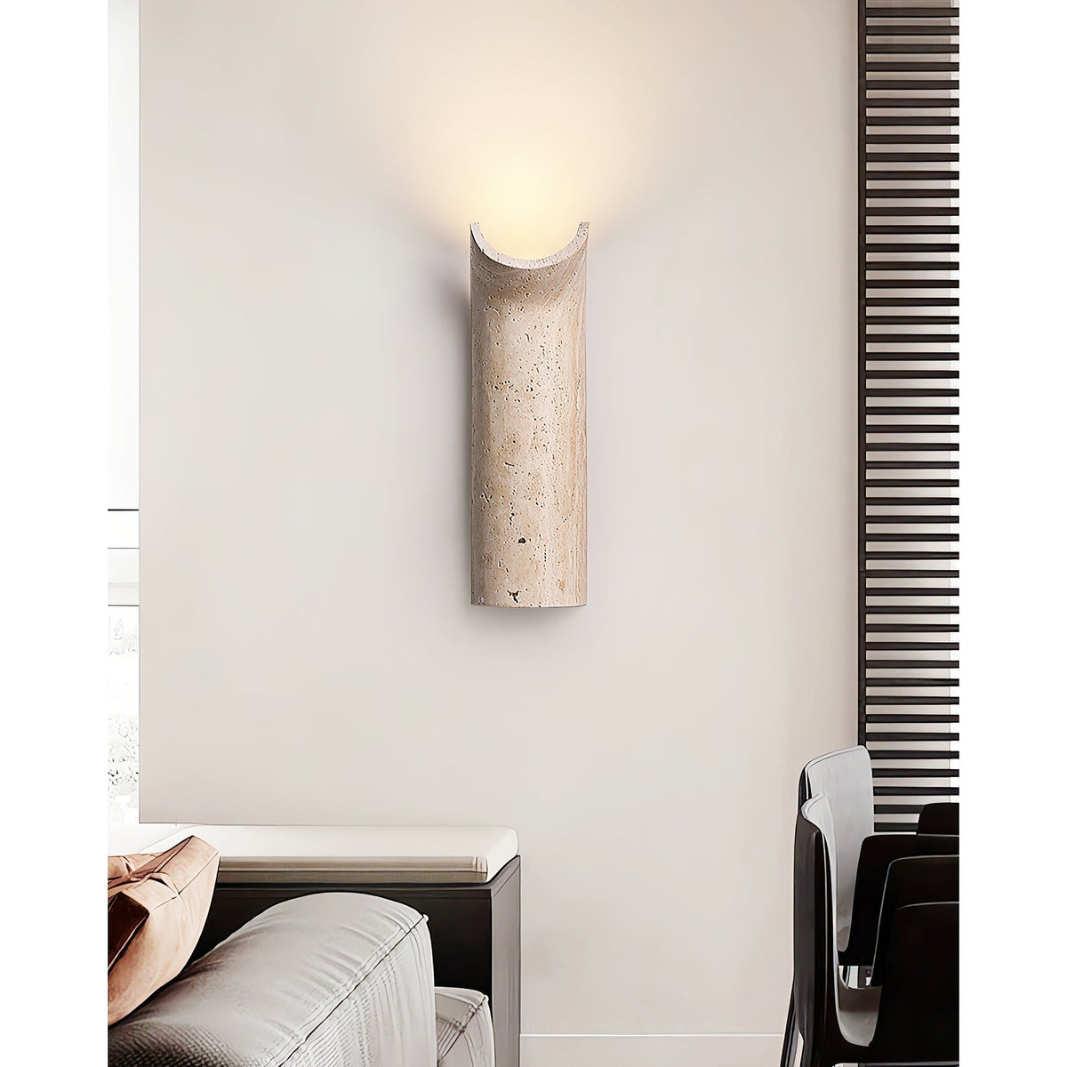 Tula aplique de pared travertino