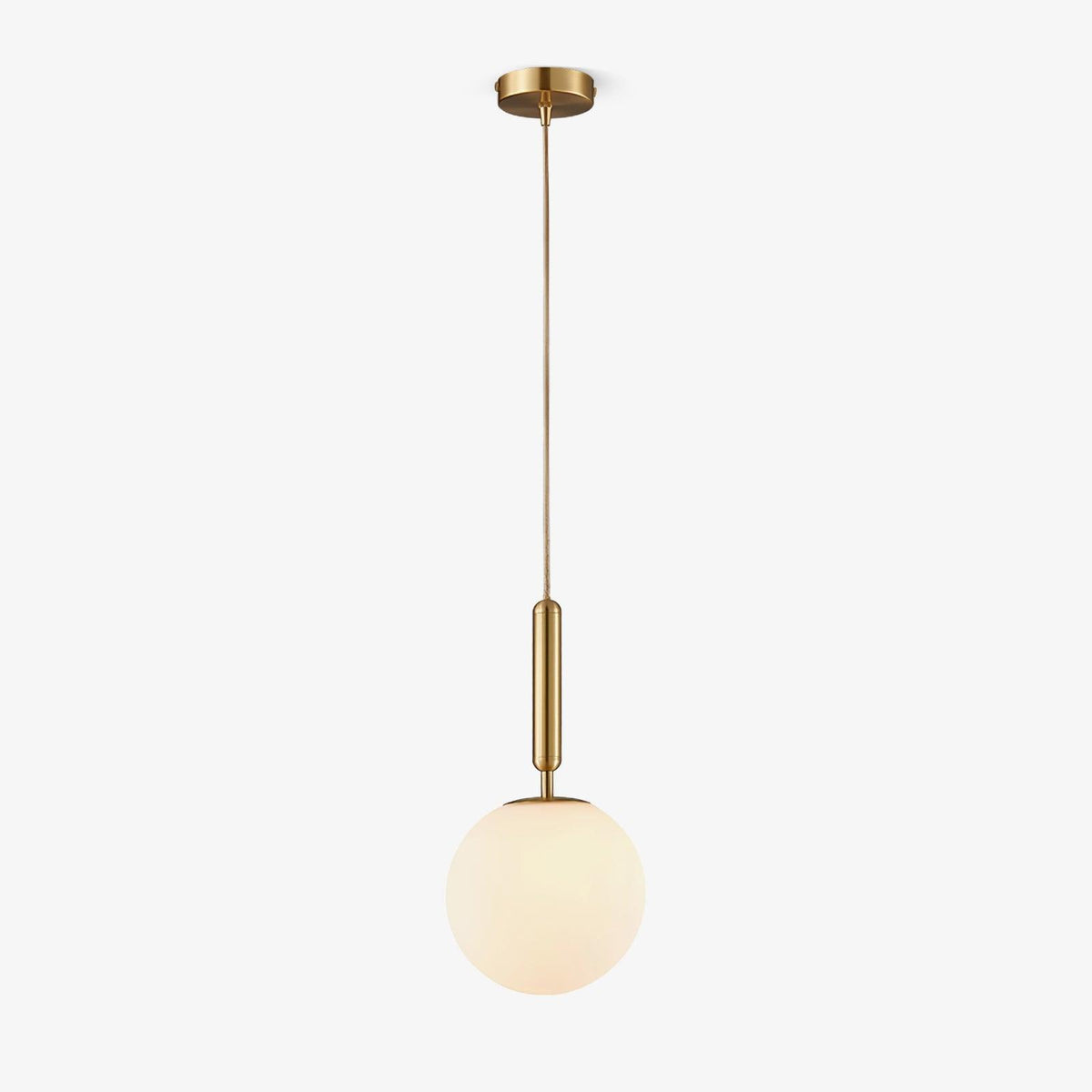 Orbita lámpara colgante minimalista de latón