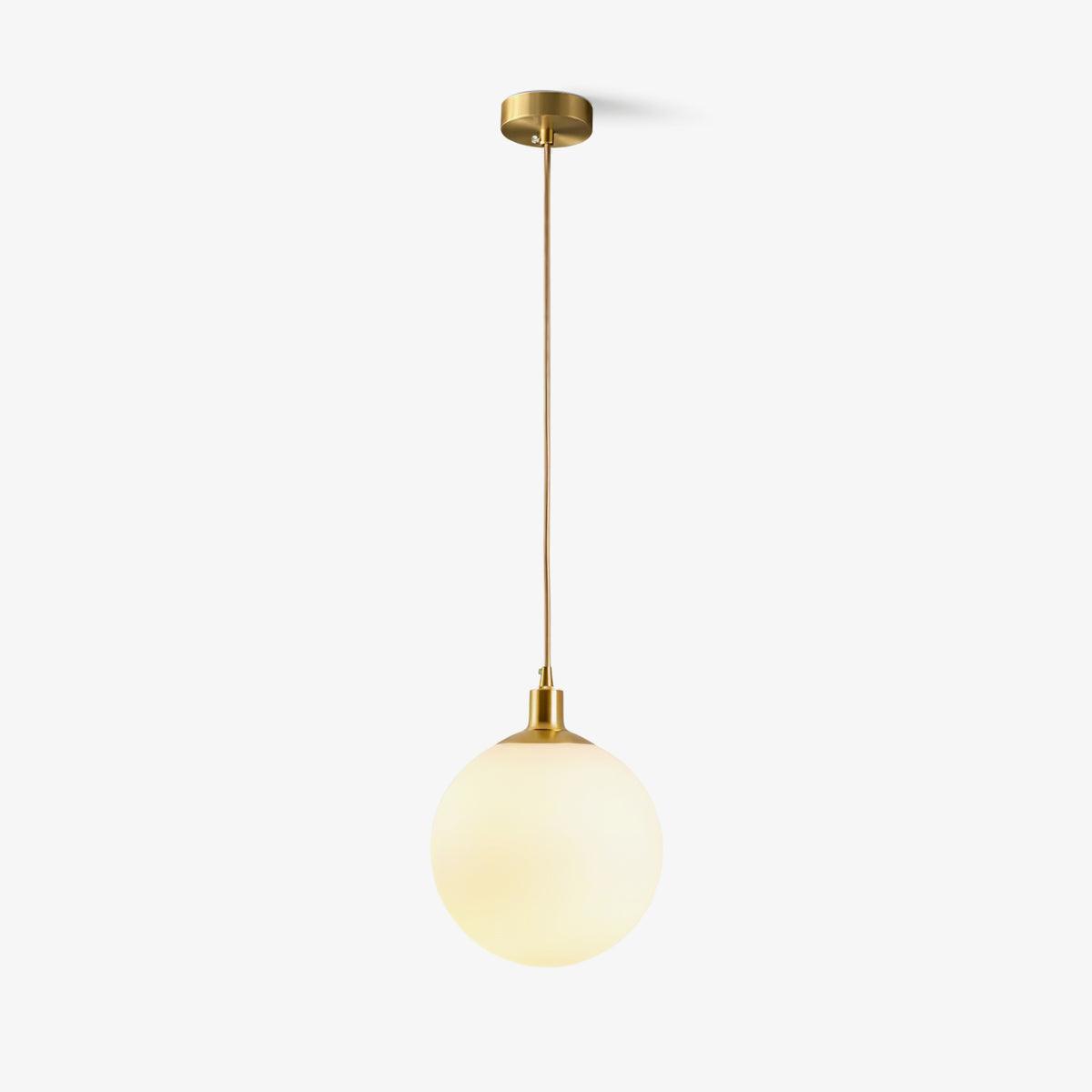Orbita lámpara colgante minimalista de latón