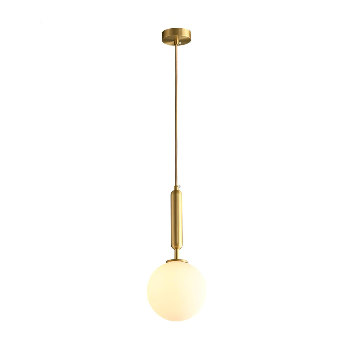 Orbita lámpara colgante minimalista de latón