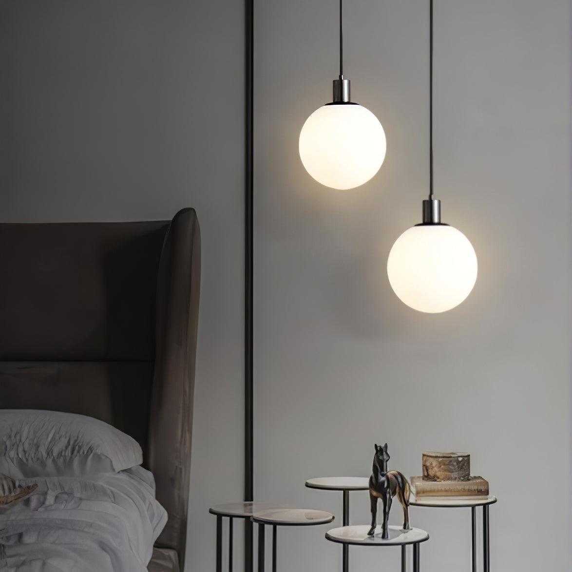 Orbita lámpara colgante minimalista de latón