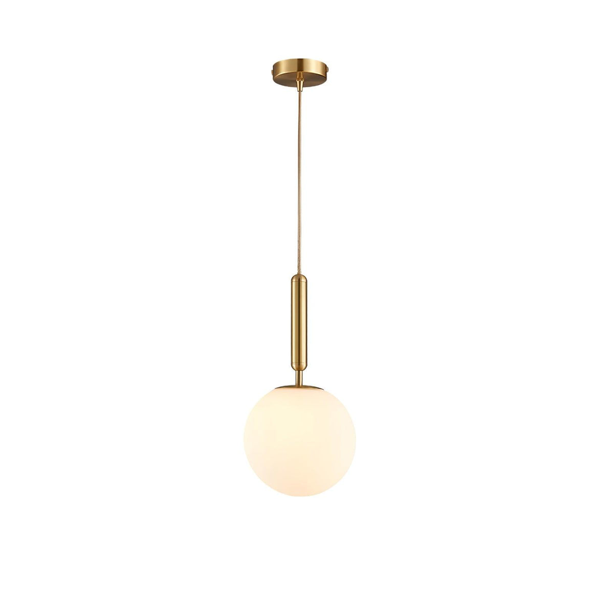 Orbita lámpara colgante minimalista de latón