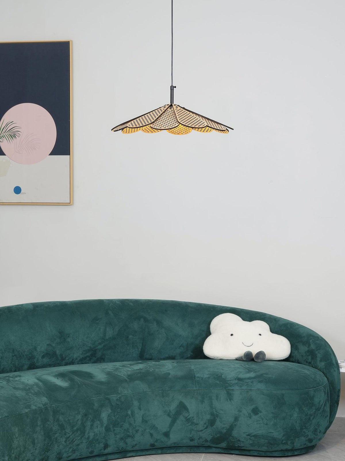 Zevarus lámpara colgante nórdica de arte wabi-sabi en madera
