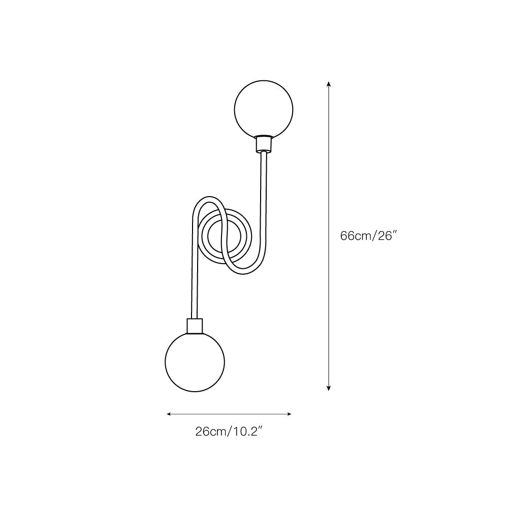 Orbilist aplique de pared