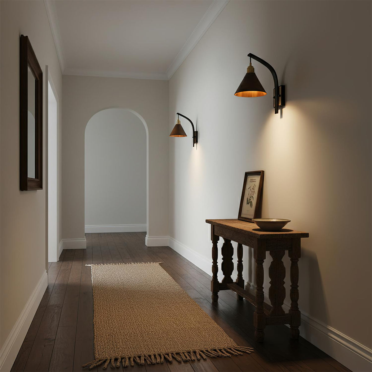 Cirisiella aplique de pared Arc