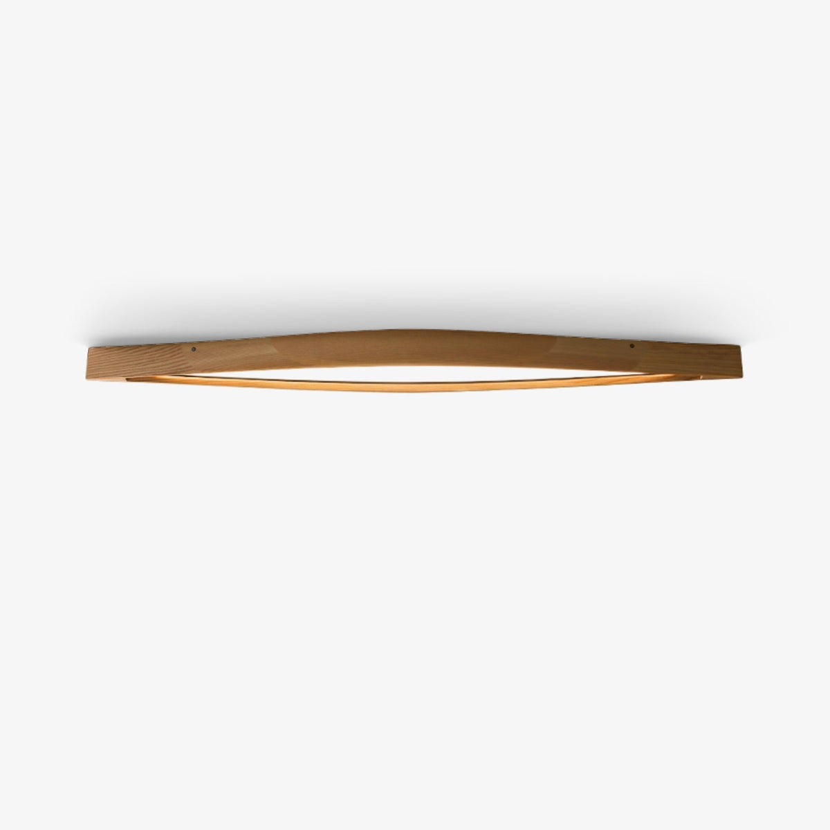 Alnoreth lámpara de techo Horizon lineal nórdica de madera