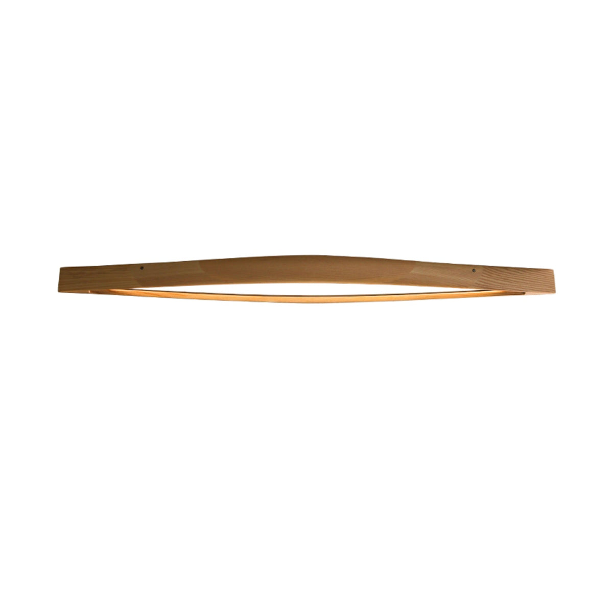 Alnoreth lámpara de techo Horizon lineal nórdica de madera