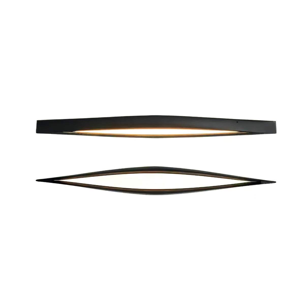Alnoreth lámpara de techo Horizon lineal nórdica de madera