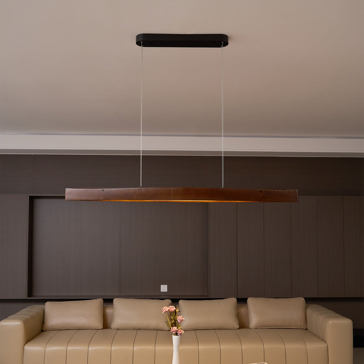 Syliielle lámpara colgante de madera estilo escandinavo