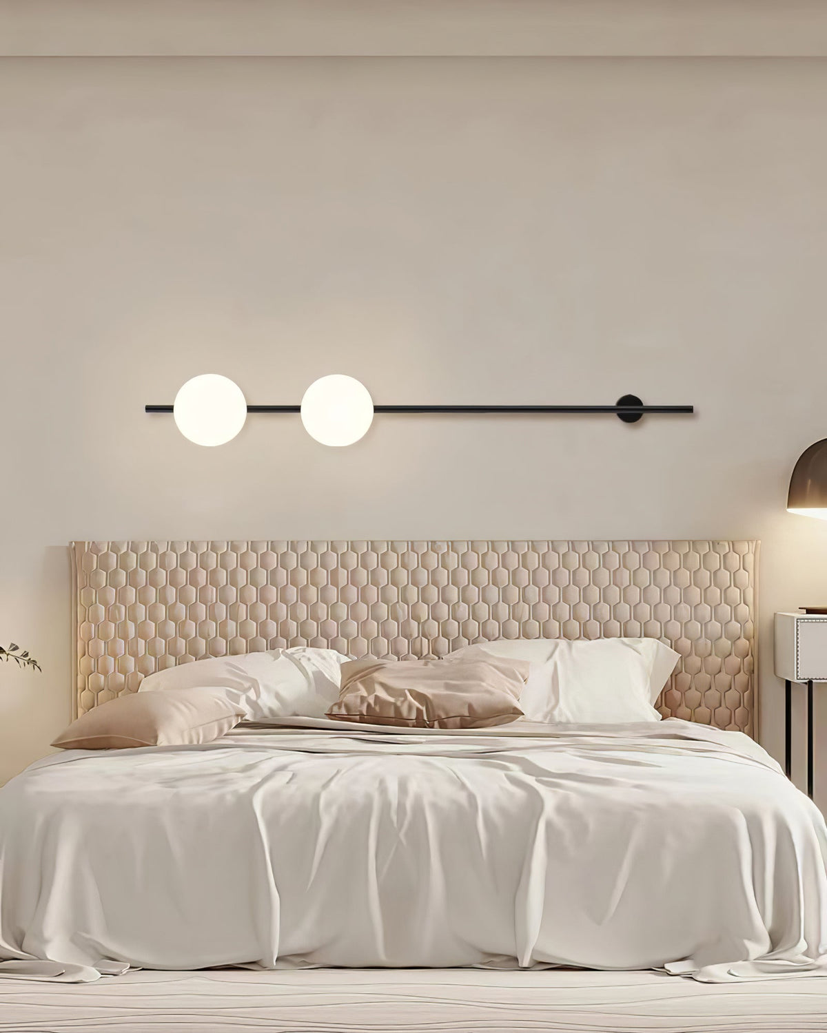 Evshaora aplique de pared moderno minimalista de vidrio
