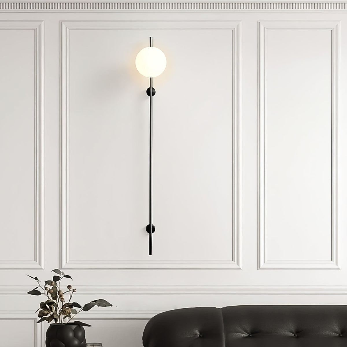 Evshaora aplique de pared moderno minimalista de vidrio
