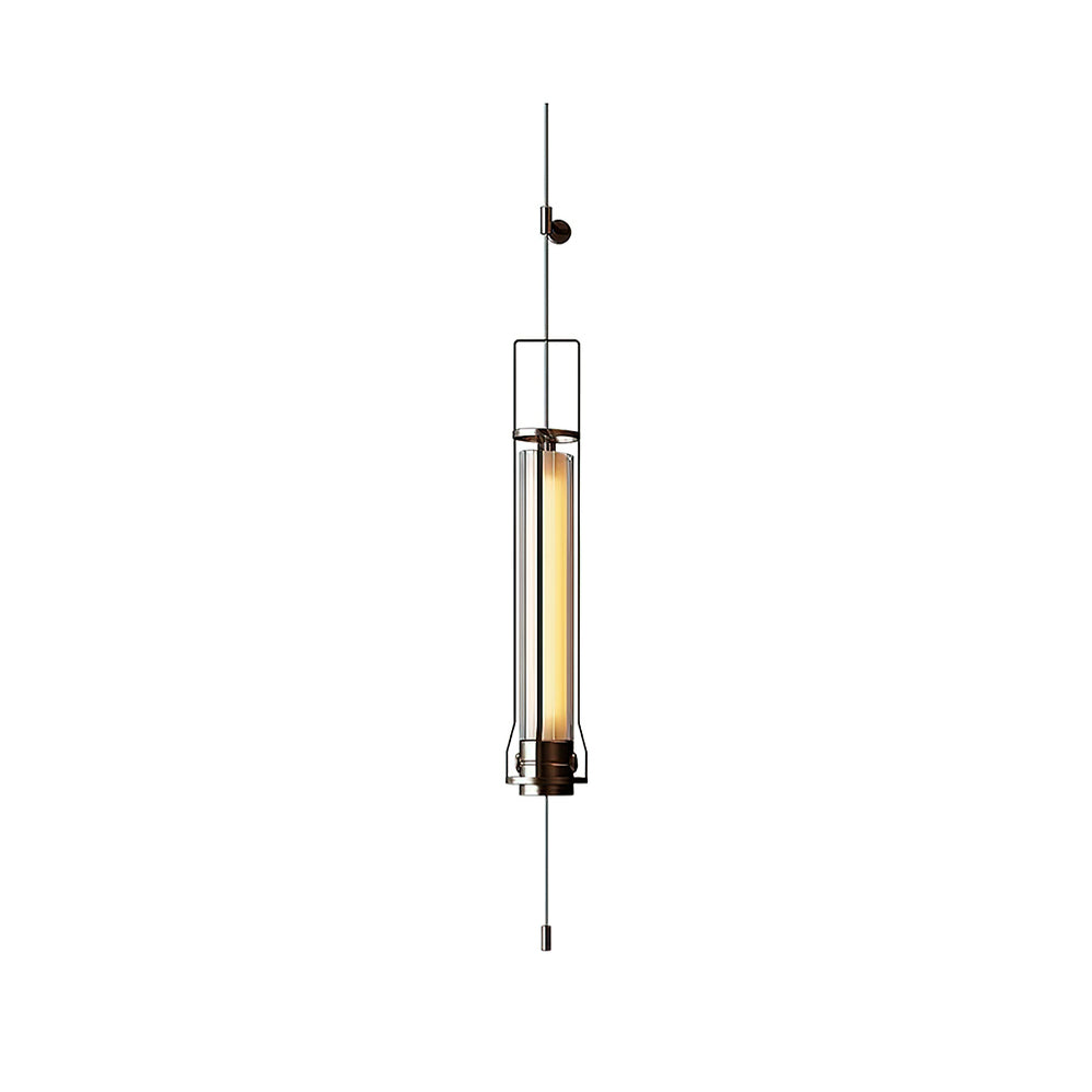 Lioralora aplique de pared moderno minimalista en vidrio cilíndrico