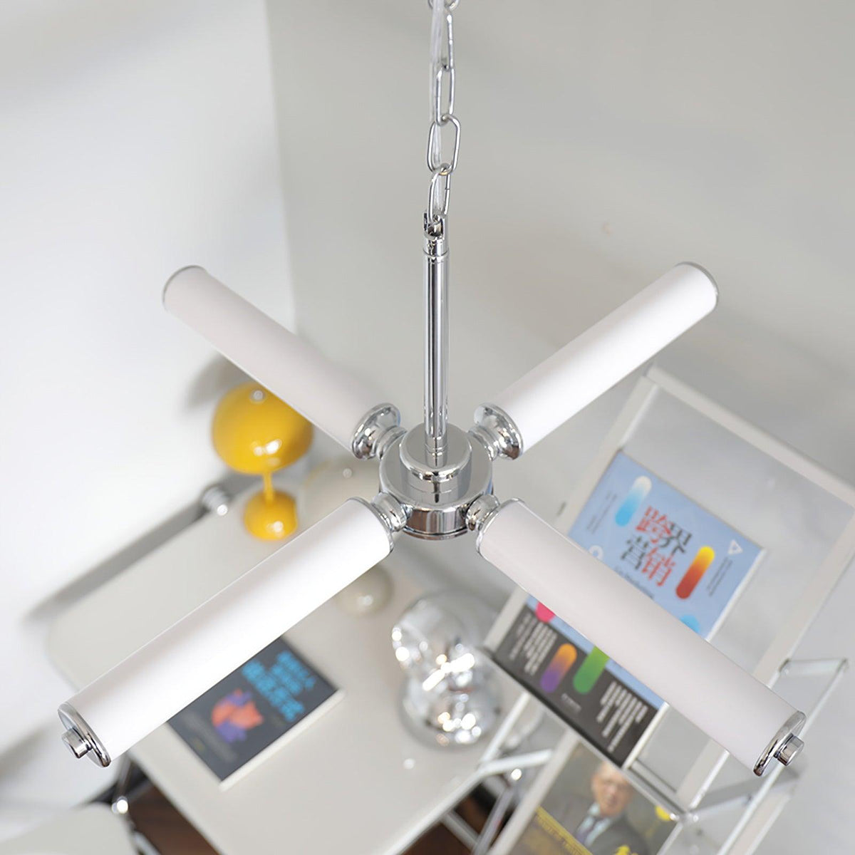 Zoliria lámpara de araña moderna minimalista LED de vidrio