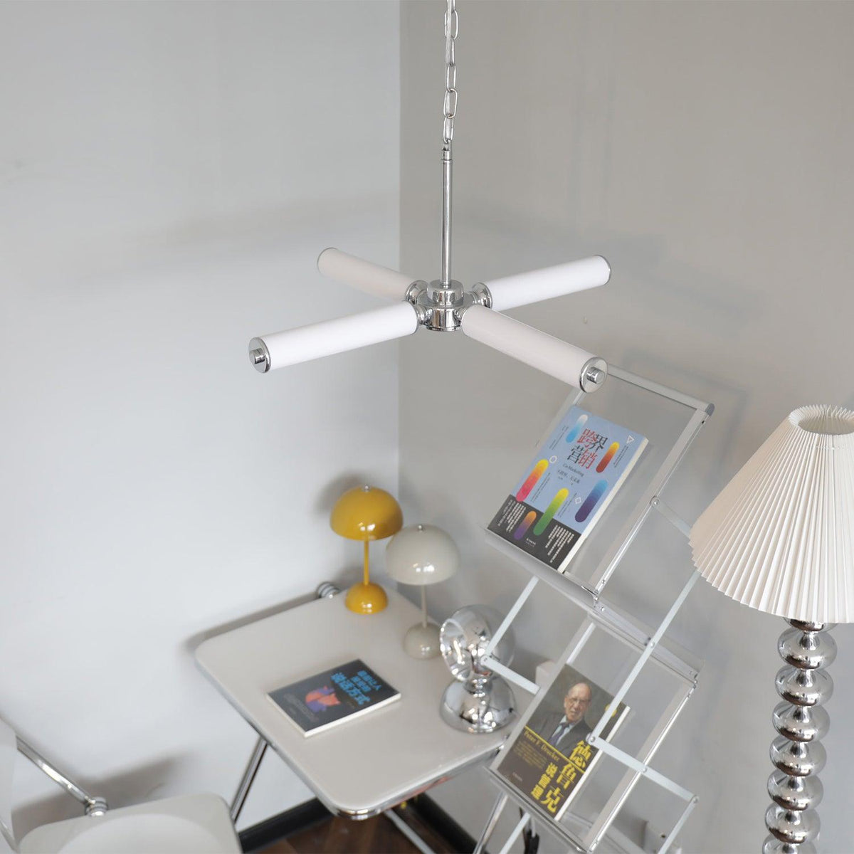 Zoliria lámpara de araña moderna minimalista LED de vidrio