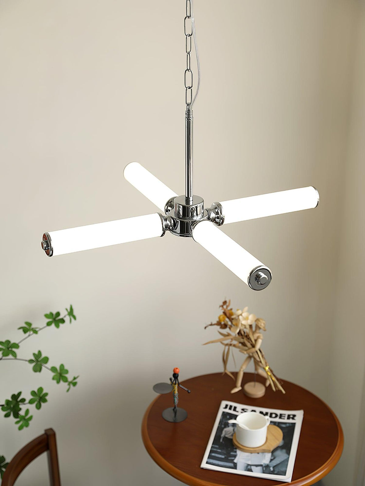 Zoliria lámpara de araña moderna minimalista LED de vidrio