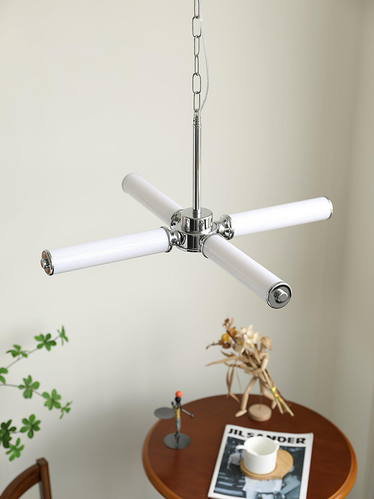 Zoliria lámpara de araña moderna minimalista LED de vidrio