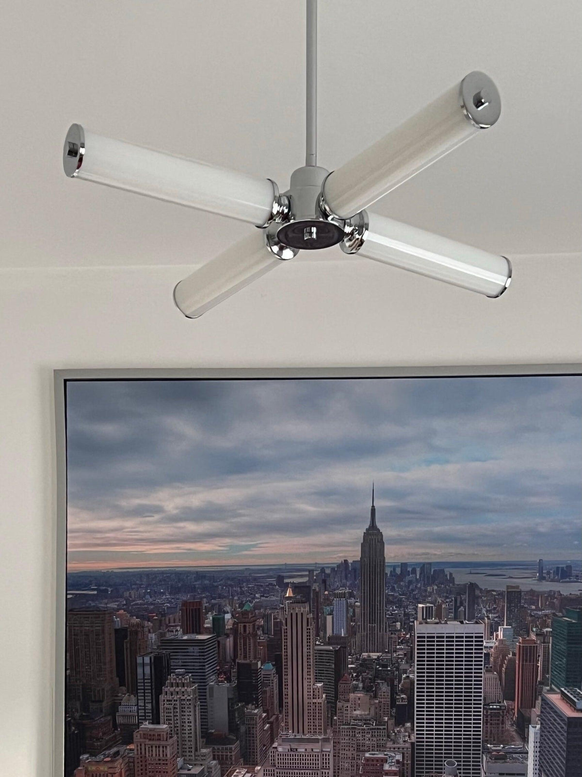 Zoliria lámpara de araña moderna minimalista LED de vidrio