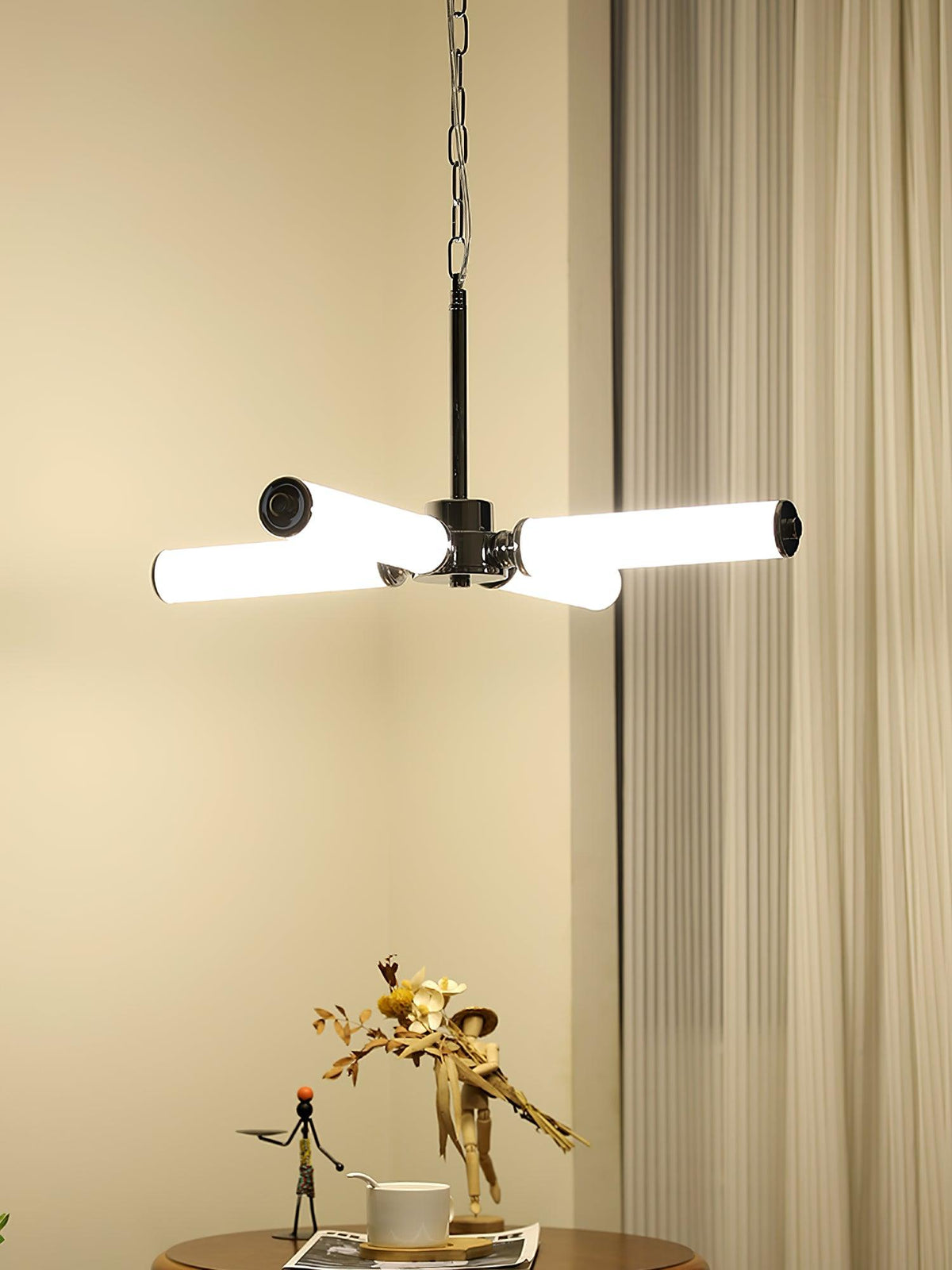 Zoliria lámpara de araña moderna minimalista LED de vidrio